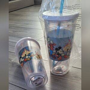 Disney Parks Mickey and Friends Colorful Tumbler 2023.
